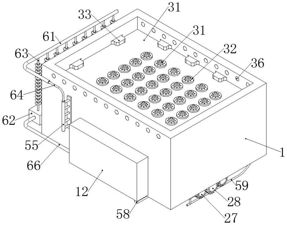 Multi-efficient heat dissipation system for battery of electric automobile