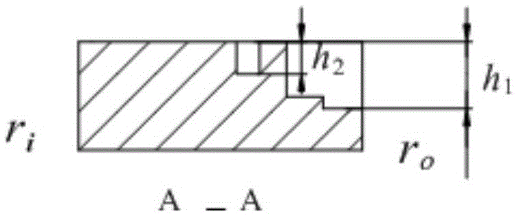 Bird-like wing-shaped multi-channel groove end face sealing structure