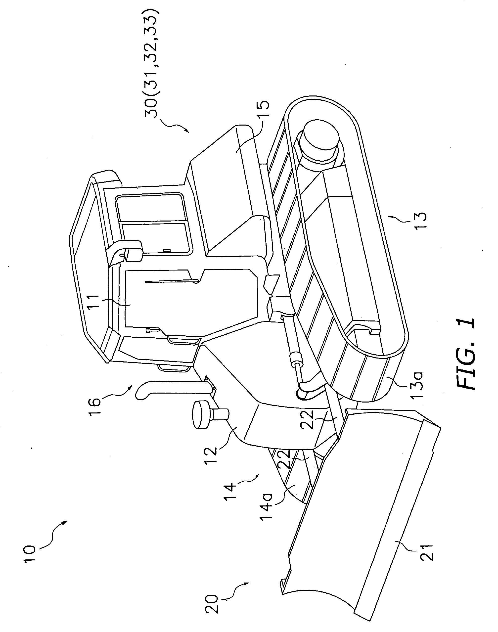 Frame structure for construction machine