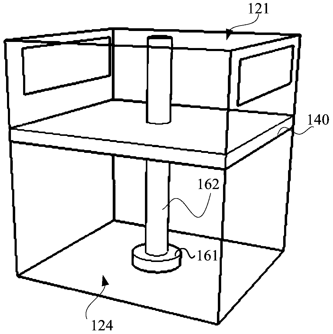 Dust collecting box for cleaning robot, cleaning robot and control method