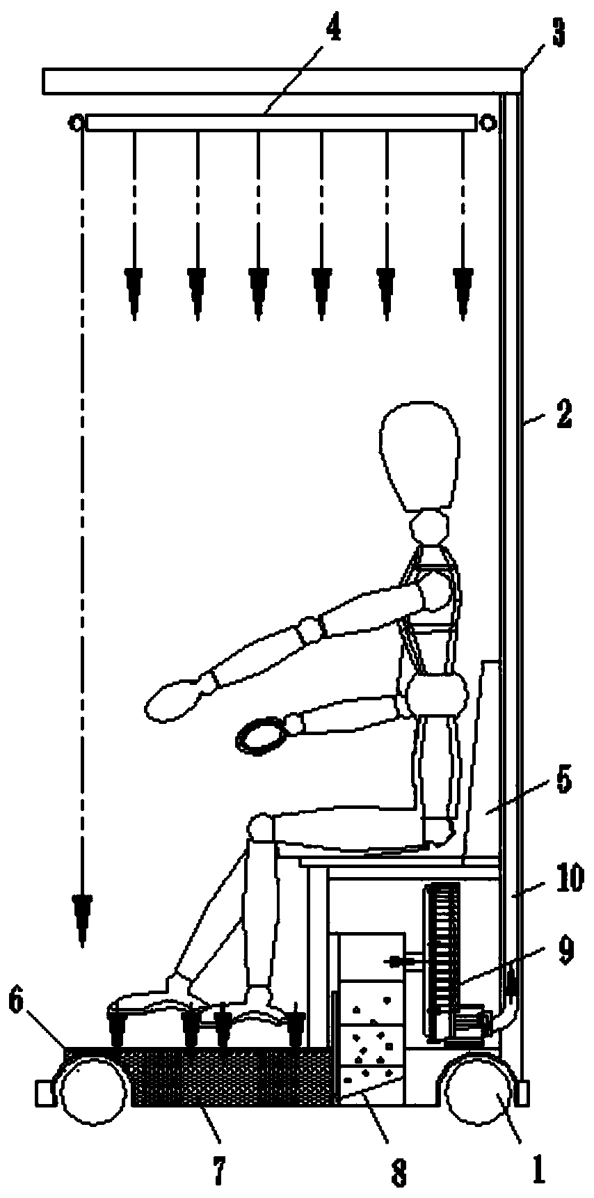 Mobile air purification and isolation device