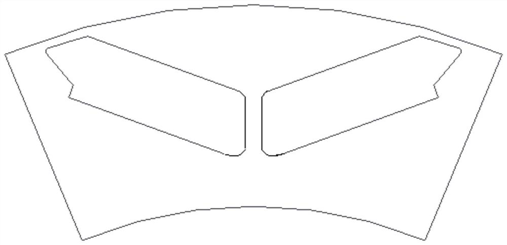 Motor rotor and built-in rotor permanent magnet motor