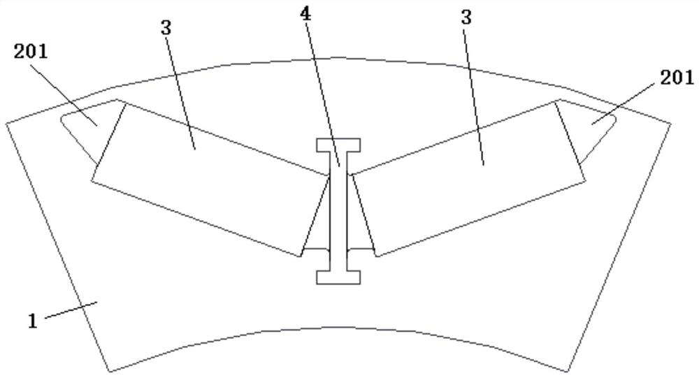 Motor rotor and built-in rotor permanent magnet motor