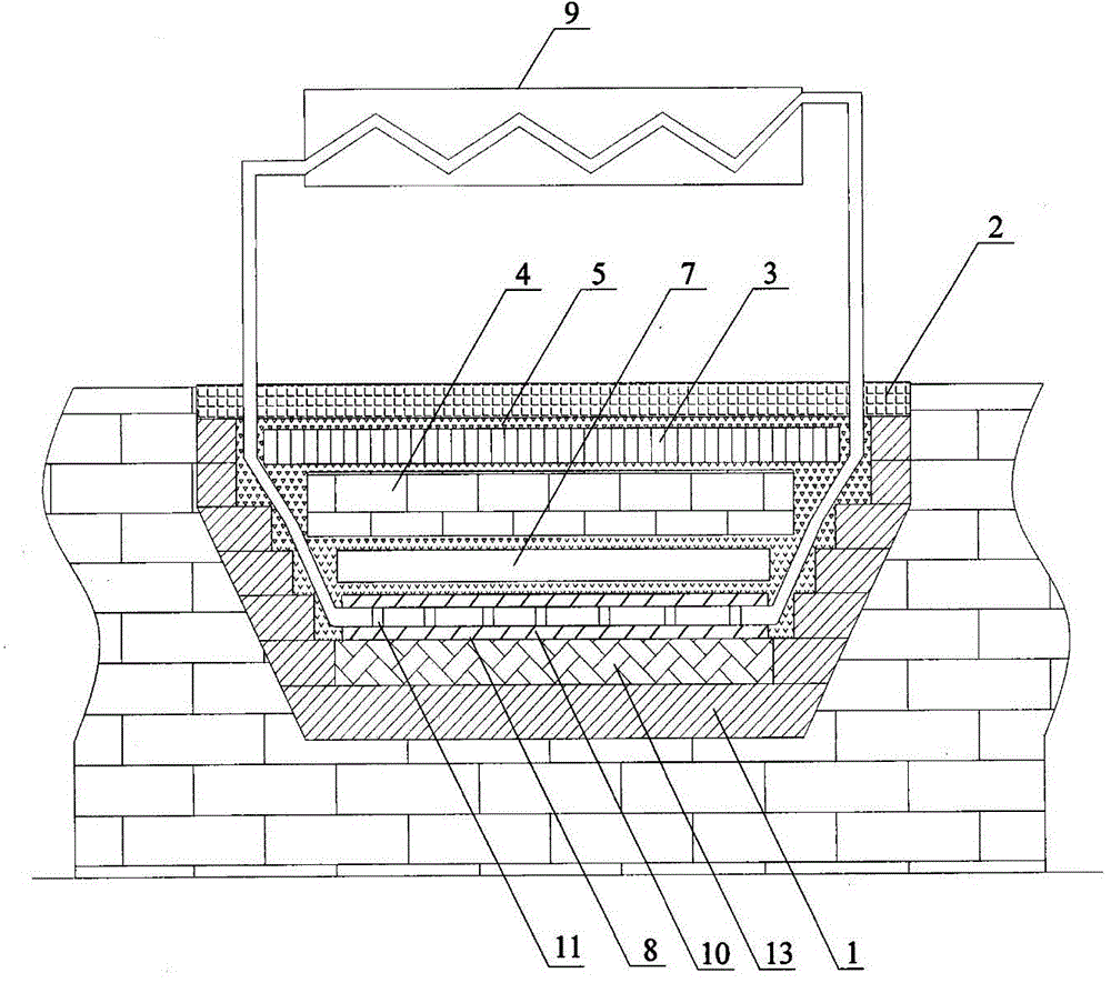 Coke oven top waste heat recycling and electricity generation system based on efficient drive power source circuit