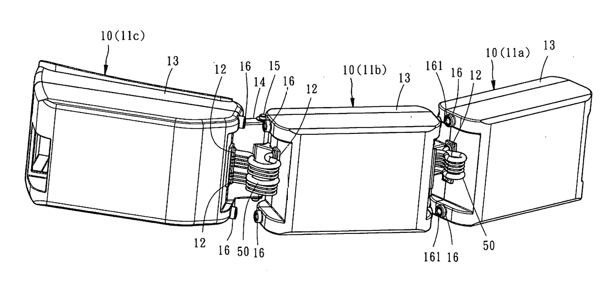 Multiplexed battery set and battery assembly having the multiplexed battery set