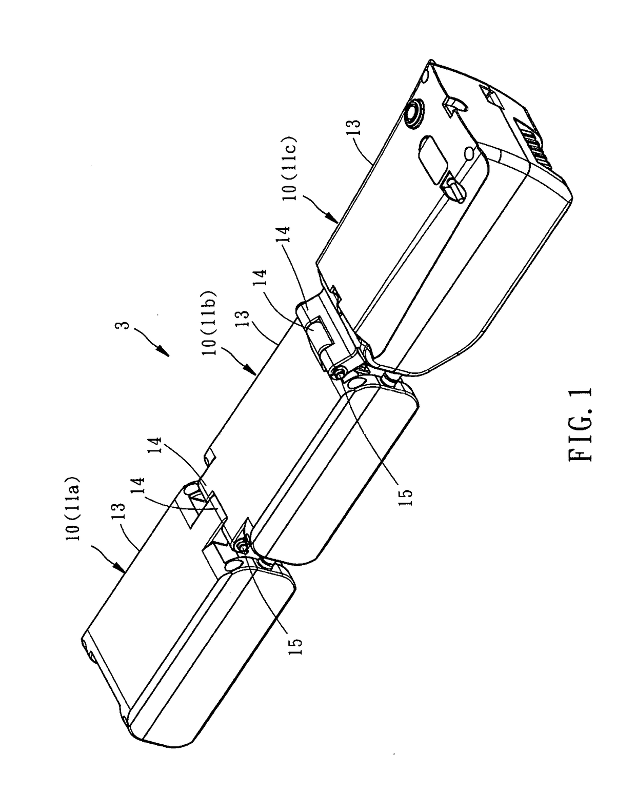 Multiplexed battery set and battery assembly having the multiplexed battery set