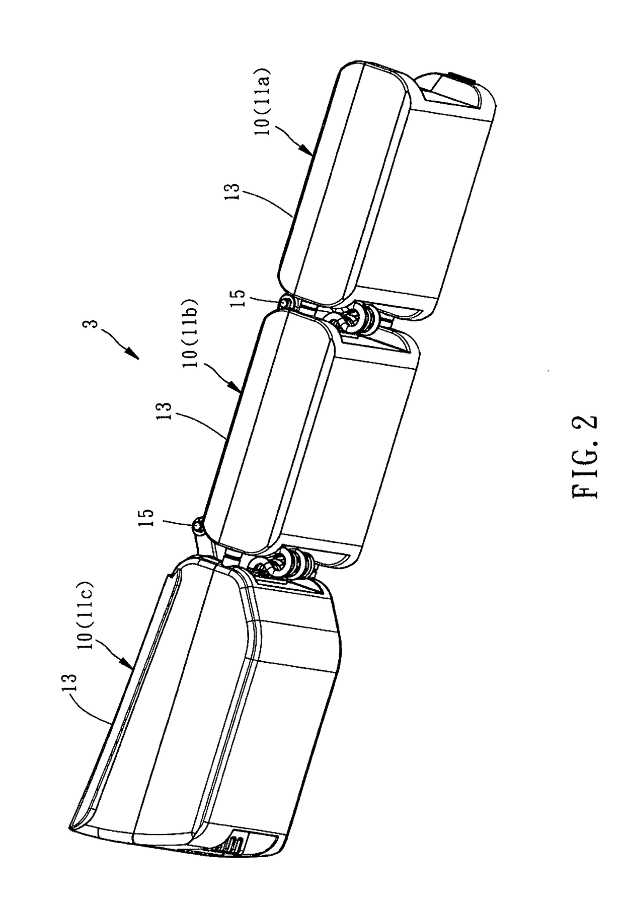 Multiplexed battery set and battery assembly having the multiplexed battery set