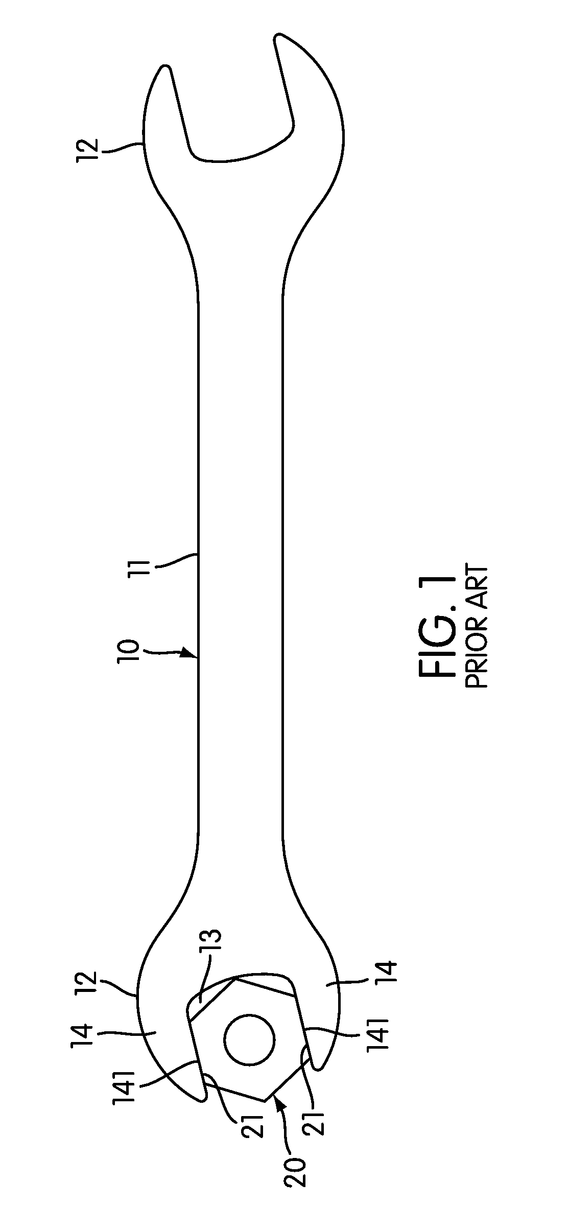 Self-adjusting wrench