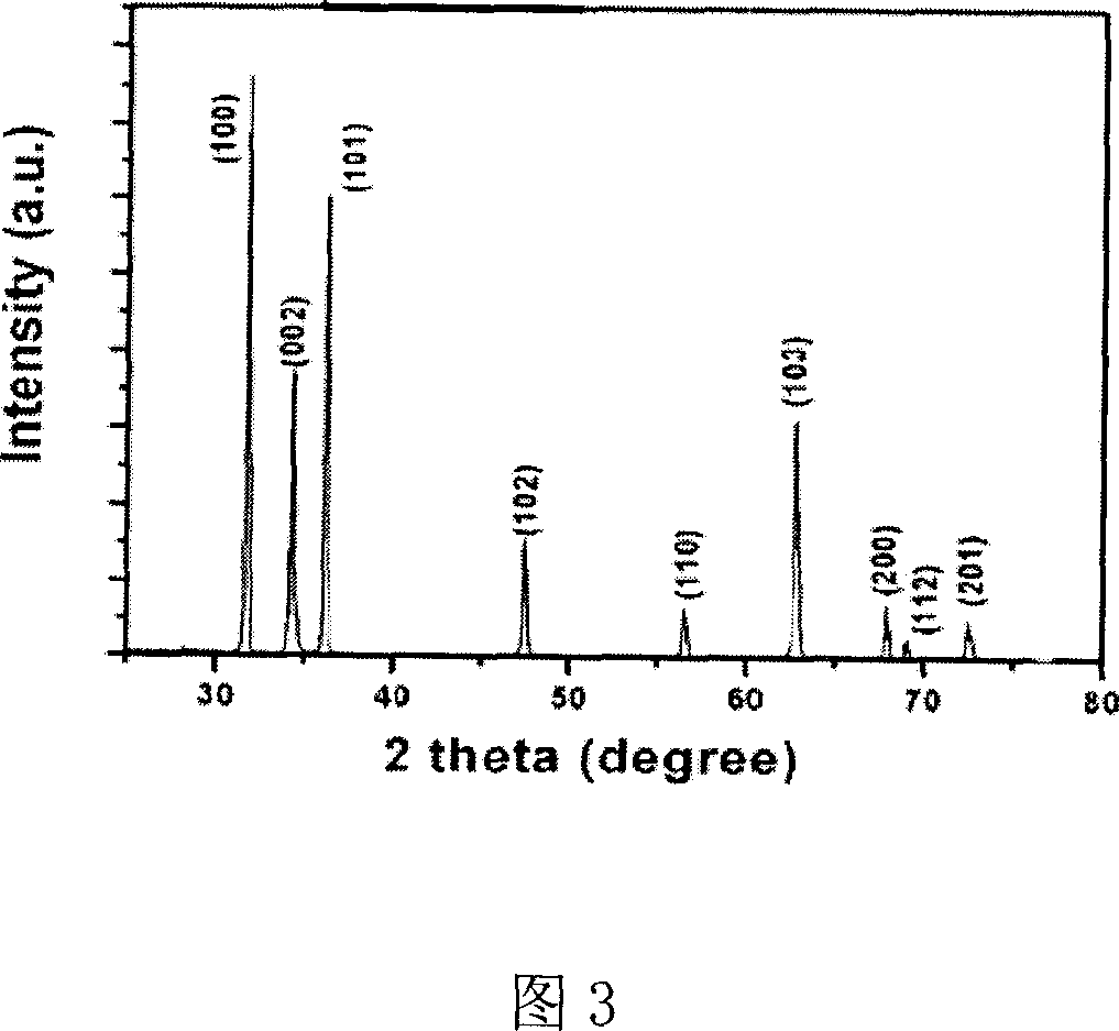 Method for hydrothermally synthesizing series flower shape zinc oxide micron/nano structure