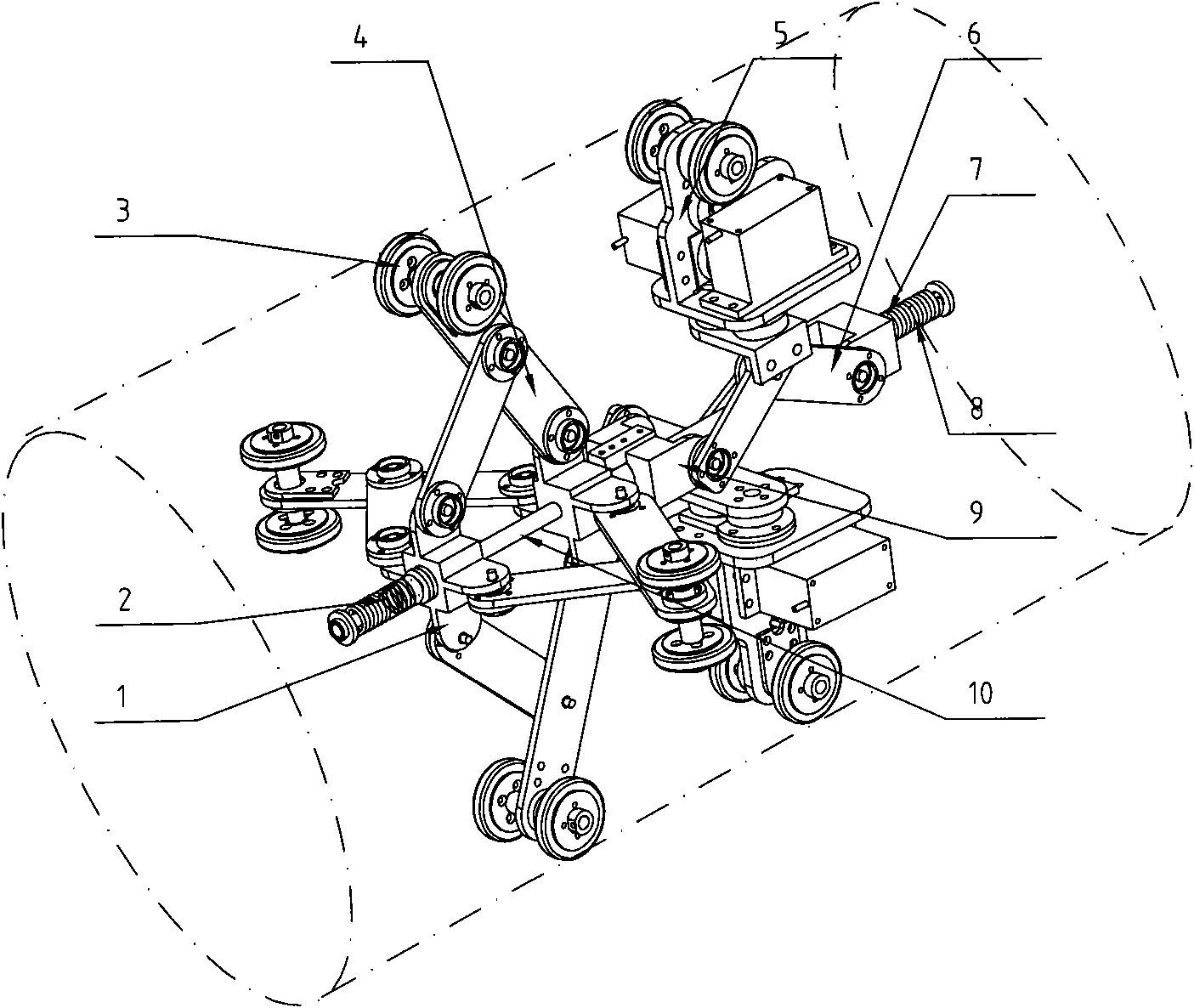 Complex pipeline moving rat