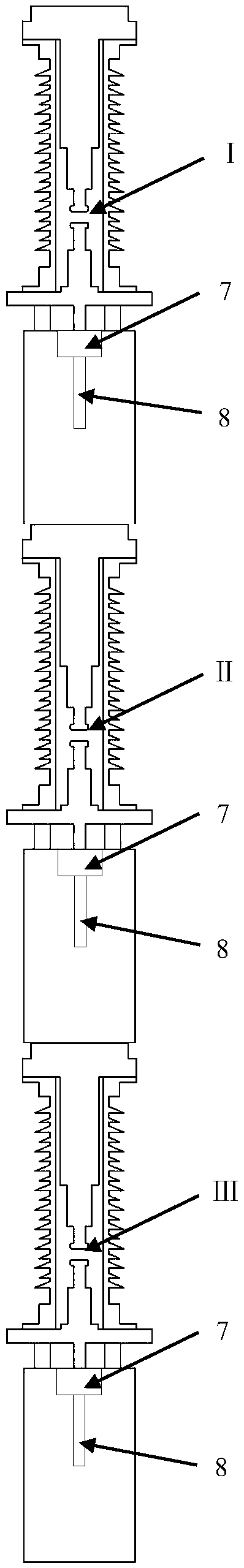 Dynamic voltage-sharing simulation test method for multi-break high-voltage direct-current fast mechanical switch