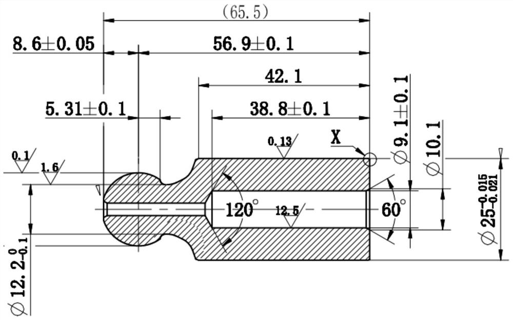 Machining method for plunger of hydraulic plunger pump