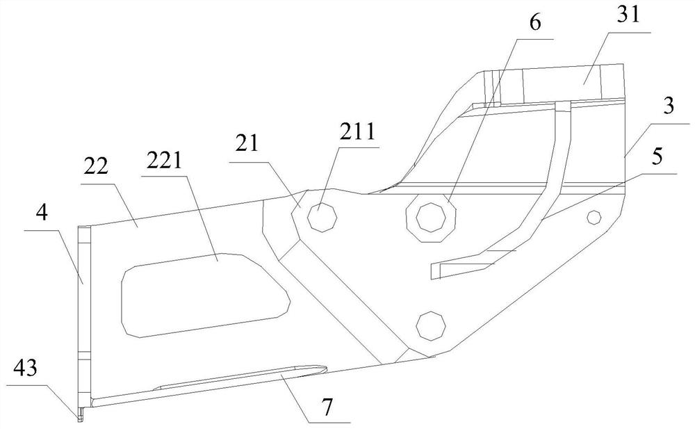 Power assembly rear suspension and clutch booster integrated support and rear suspension device