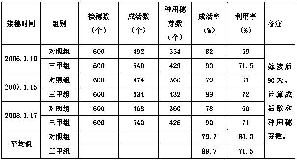 Nutrient solution for grafting of red kiwi and use method of nutrient solution