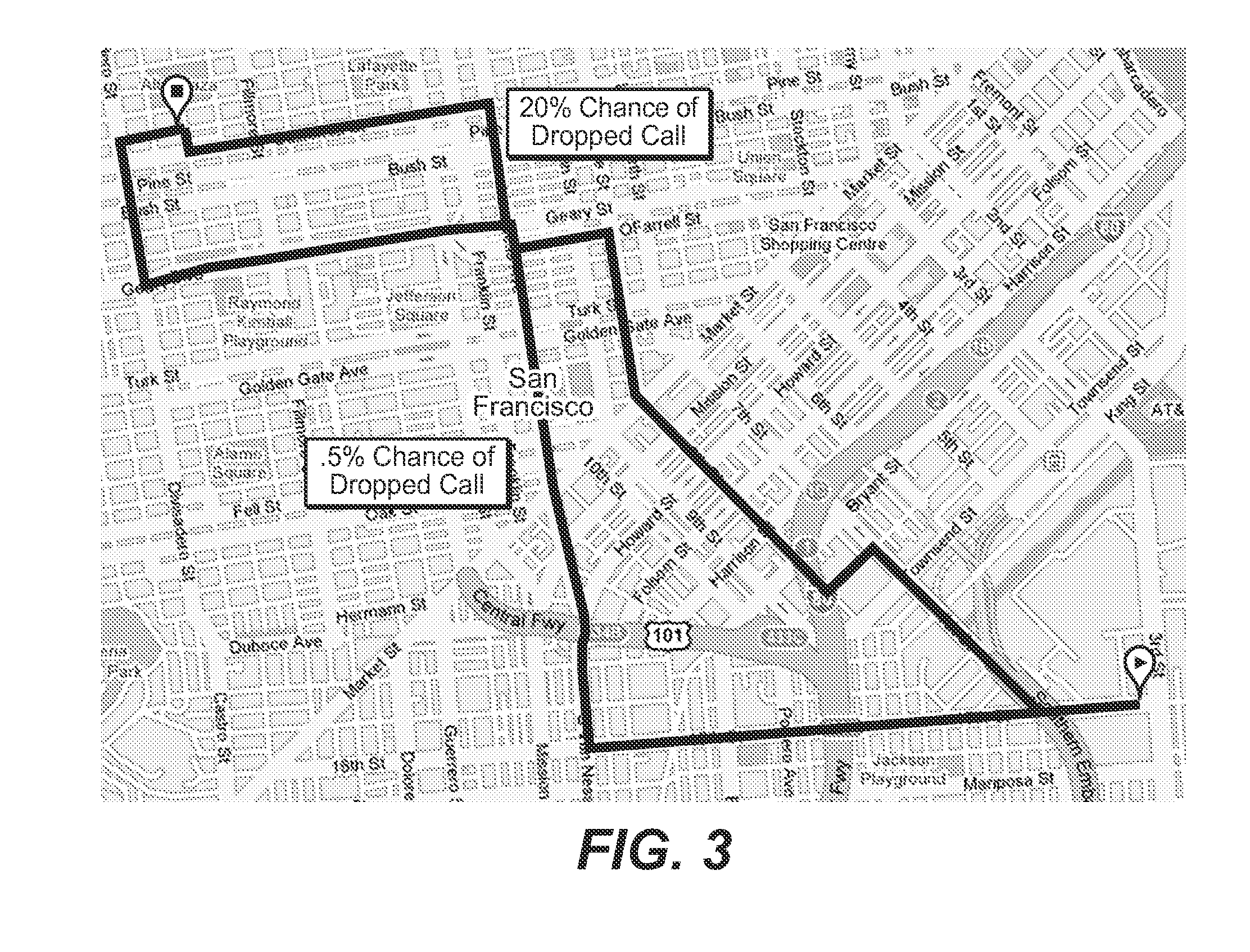 Method And System For Providing Route Alternatives While Using A Cell Phone