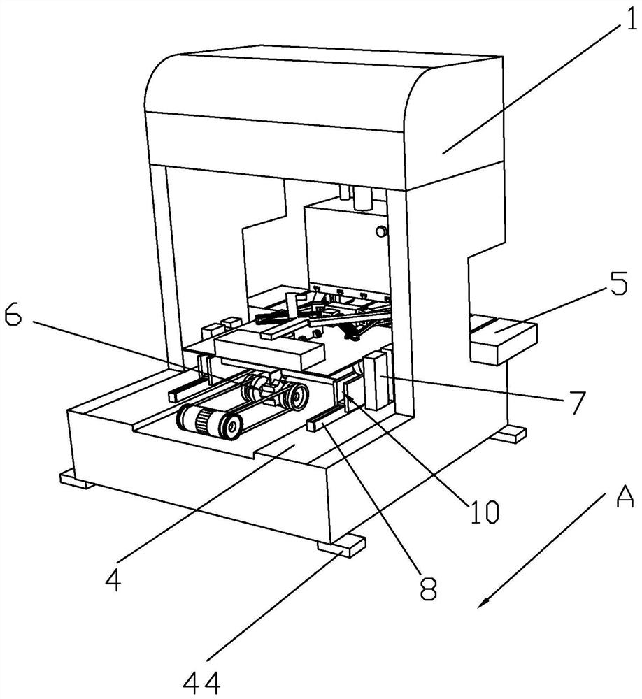 Open double crankshaft precision punching machine and its punching method