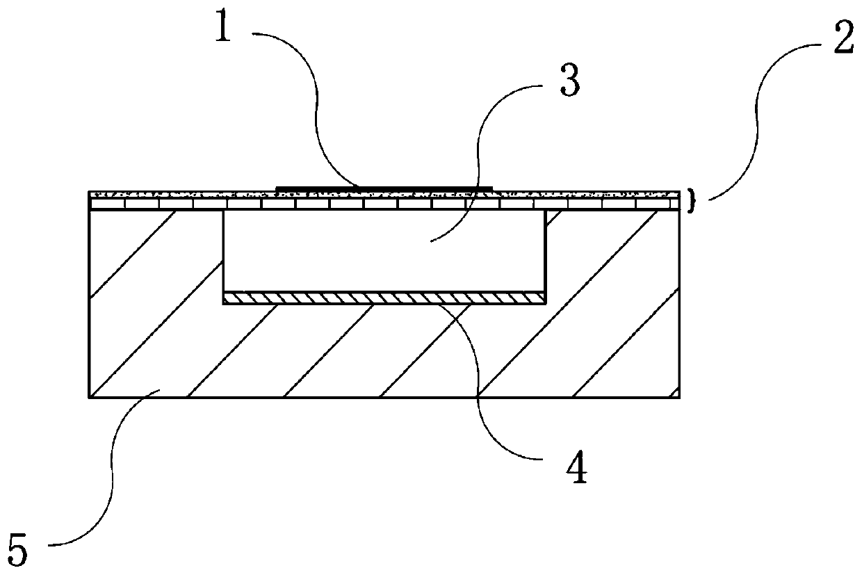 CMUT for gas sensing and preparation method thereof