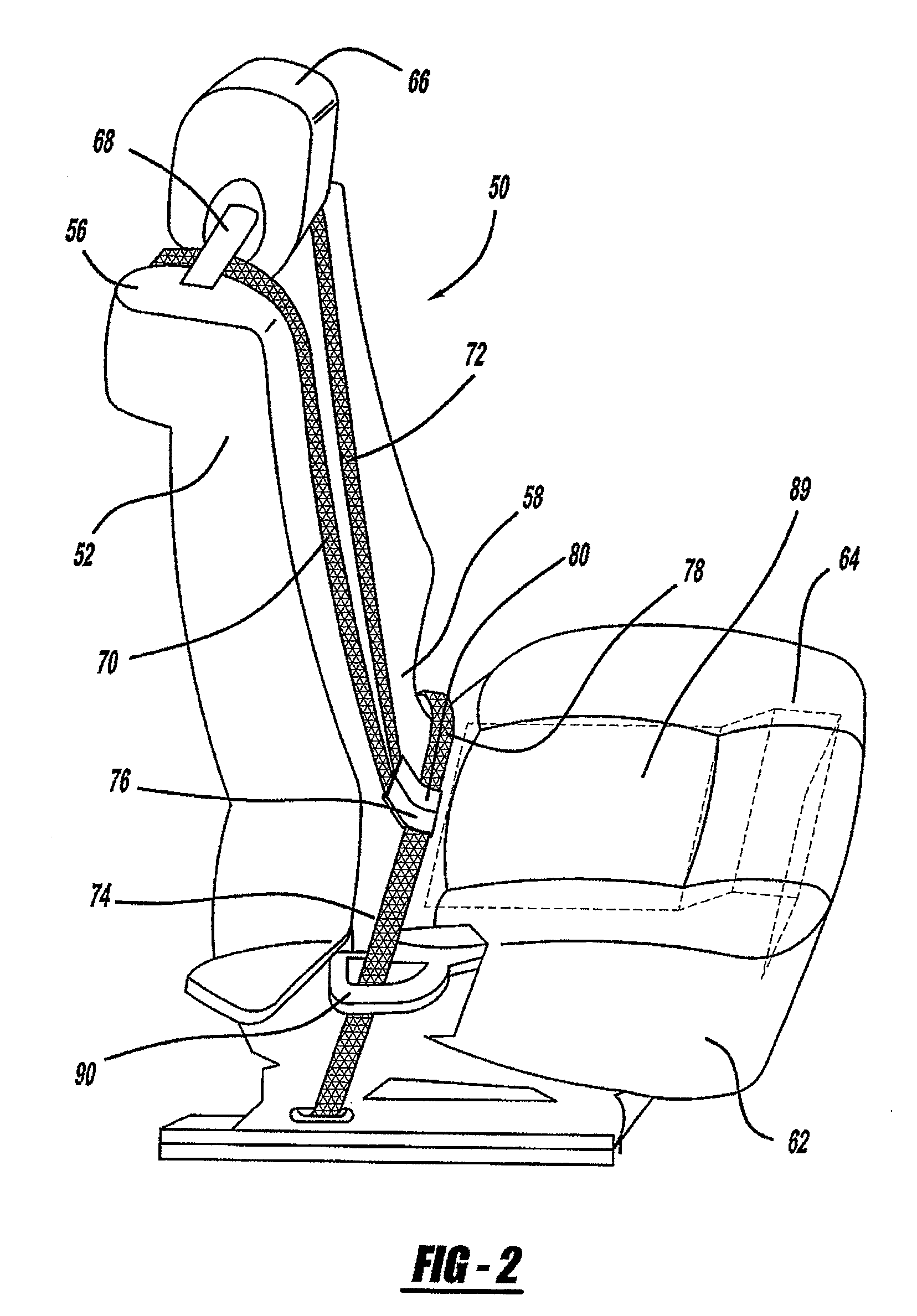 Four Point Seat Belt System