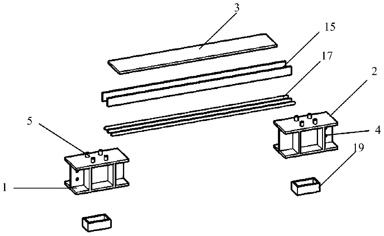 A detachable prefabricated modular shear wall based on section steel connection and its assembly method