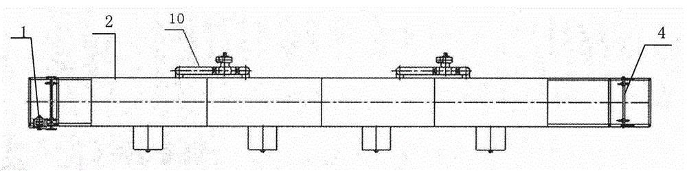 Rubber shoe lining impregnation device and method for automatically impregnating rubber shoe linings by rubber shoe lining impregnation device