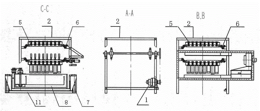 Rubber shoe lining impregnation device and method for automatically impregnating rubber shoe linings by rubber shoe lining impregnation device