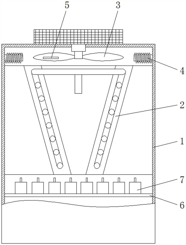 Air-cooled water chilling unit for vegetable processing