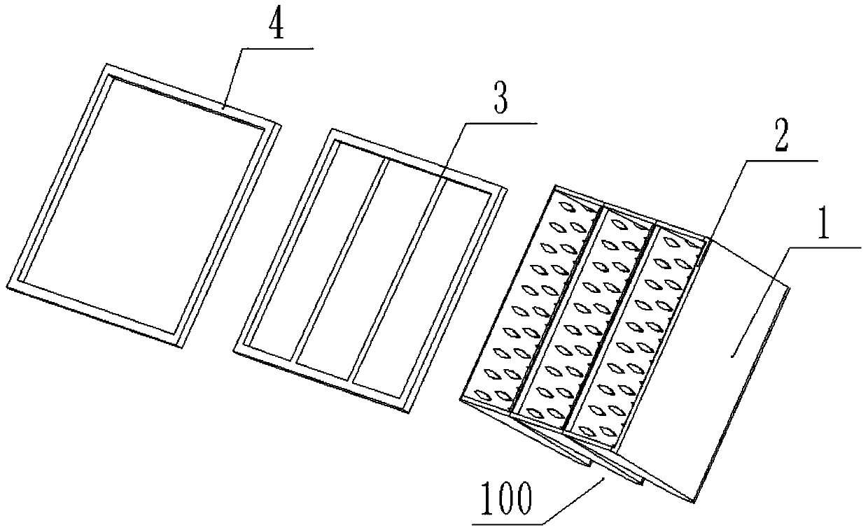 Easy-to-install paint mist filter bag and manufacturing method