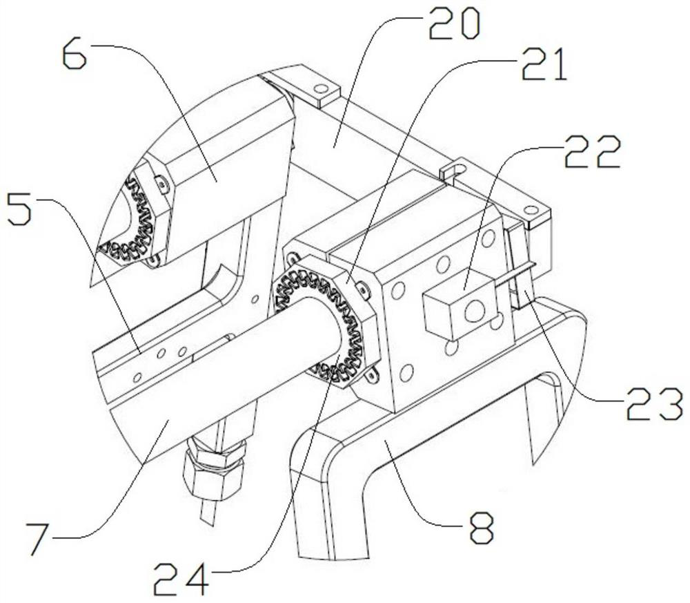 Manipulator capable of preventing wafer flower basket from falling off during clamping and having alarm function