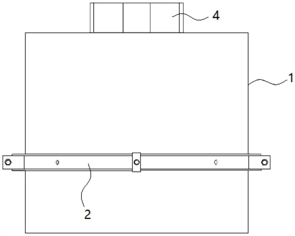 Formwork for pouring stiff column