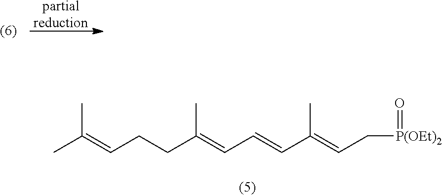 Lycopene Intermediate 1, 3, 6, 10-Tetra-Double Bond Pentadec-Carbon Phosphonate as well as Preparation Method and Use Thereof