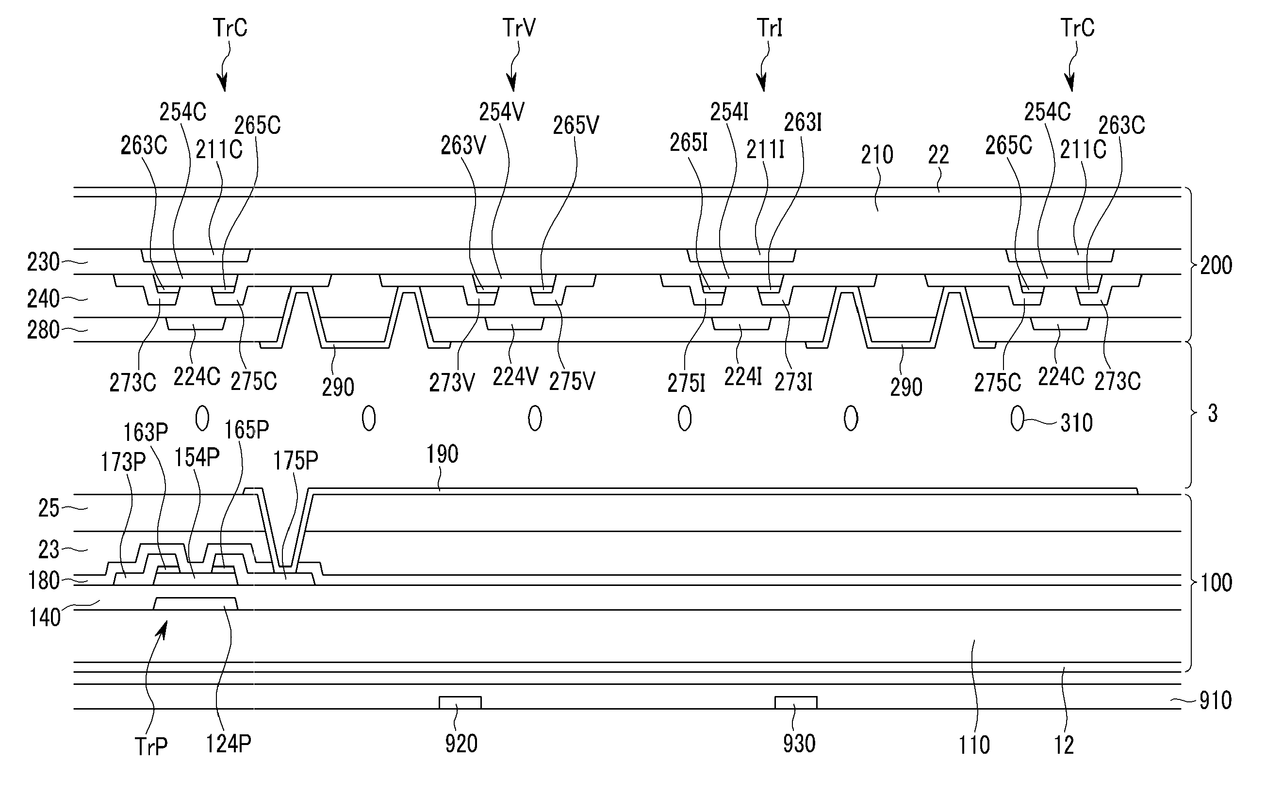 Display device with improved sensing mechanism