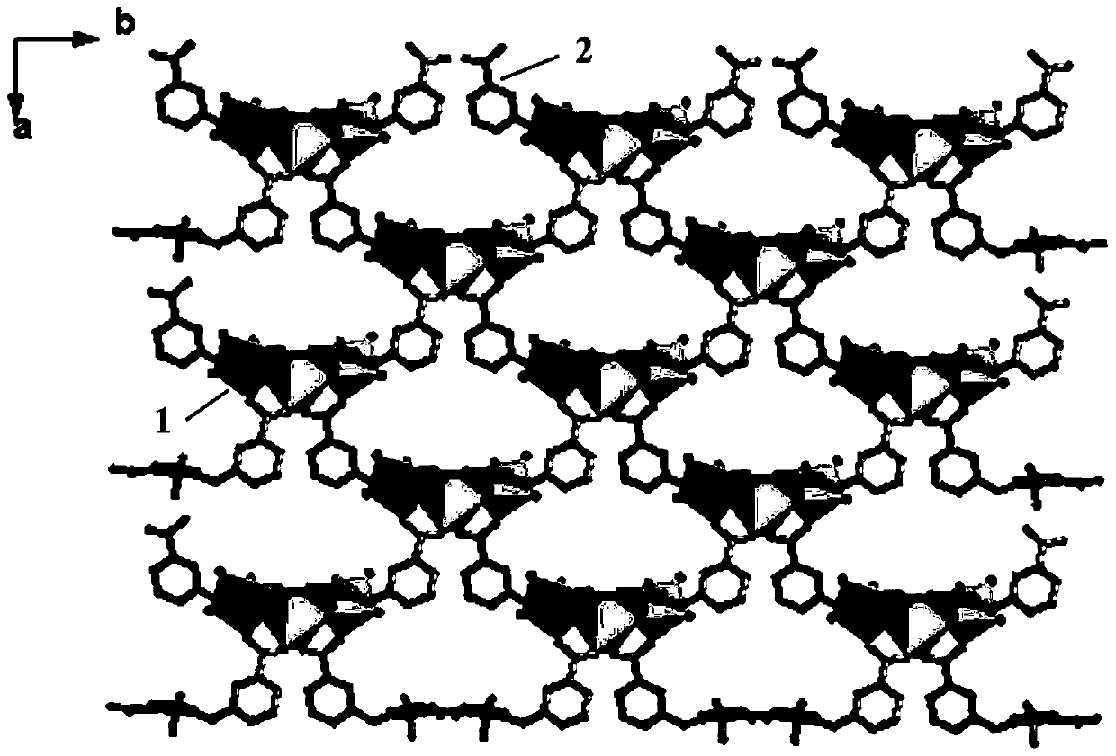 A kind of chiral coordination polymer containing trinuclear cadmium cluster and its preparation method and application