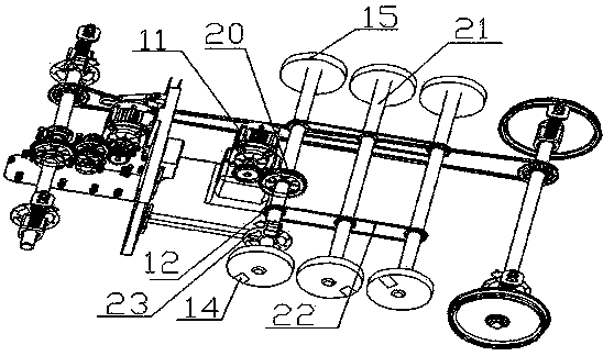 Rolling wheel type intelligent rail flaw detection method based on optical-electro-mechanical-hydraulic integration