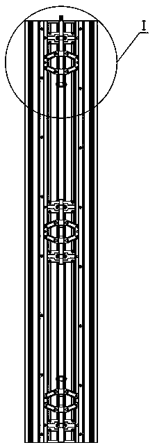 Integral lifting type formwork device for an elevator shaft