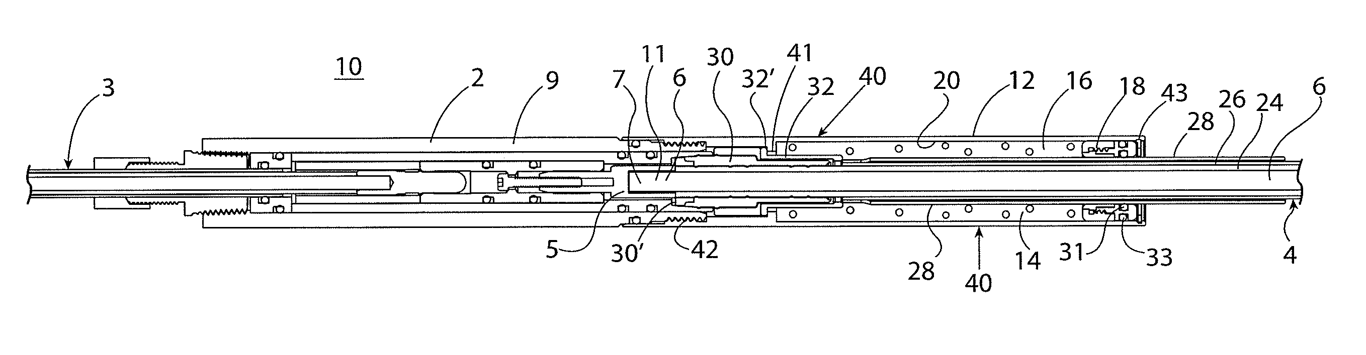 Pressure balanced connector termination