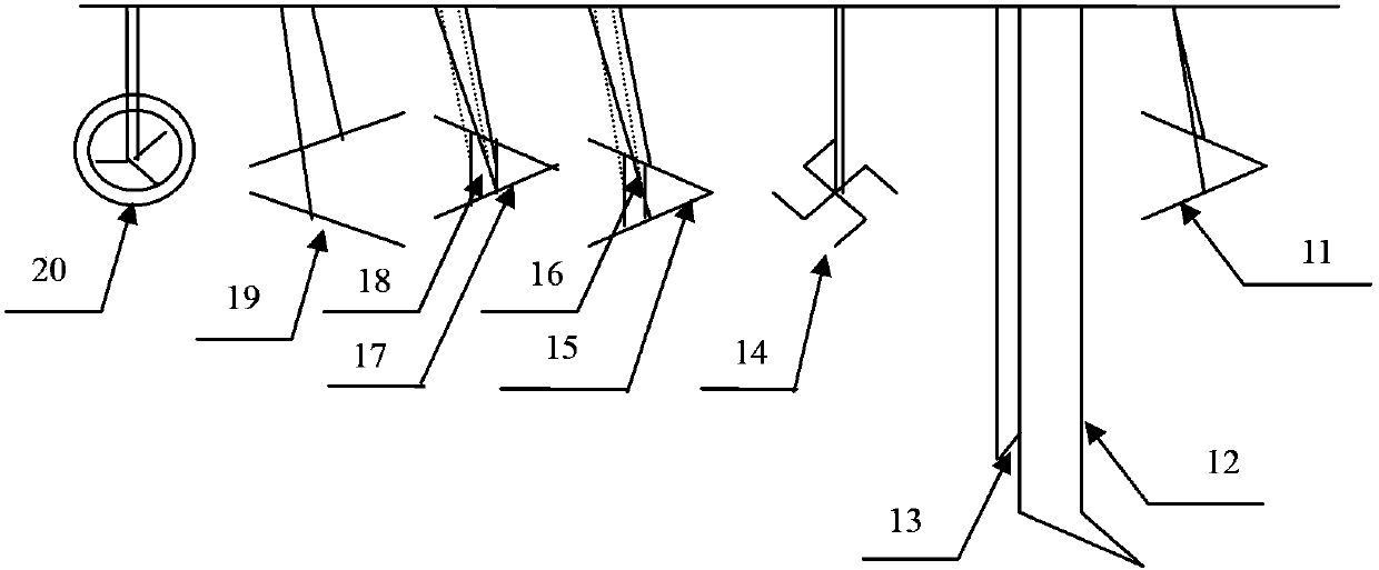 Few-no-tillage-soil seeding and fertilizing method for wheat and corns under complete straw mulching condition