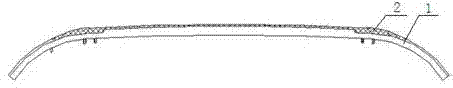 Method for preparing pantograph slide plate composite carbon core of electric locomotive (including high-speed train) by using cold isostatic pressing process