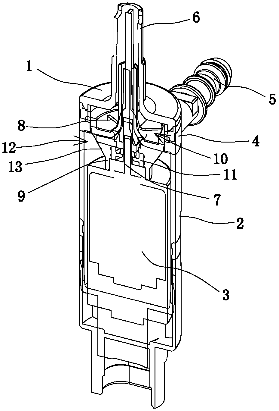 Washer pump in automobile headlamp cleaning device