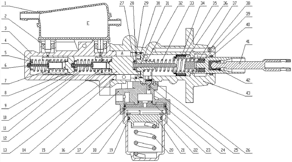 Hydraulic booster for automobile braking