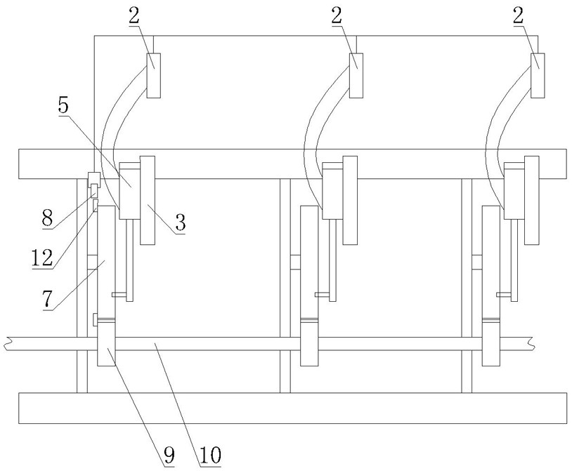 Pneumatic driving type power mechanism