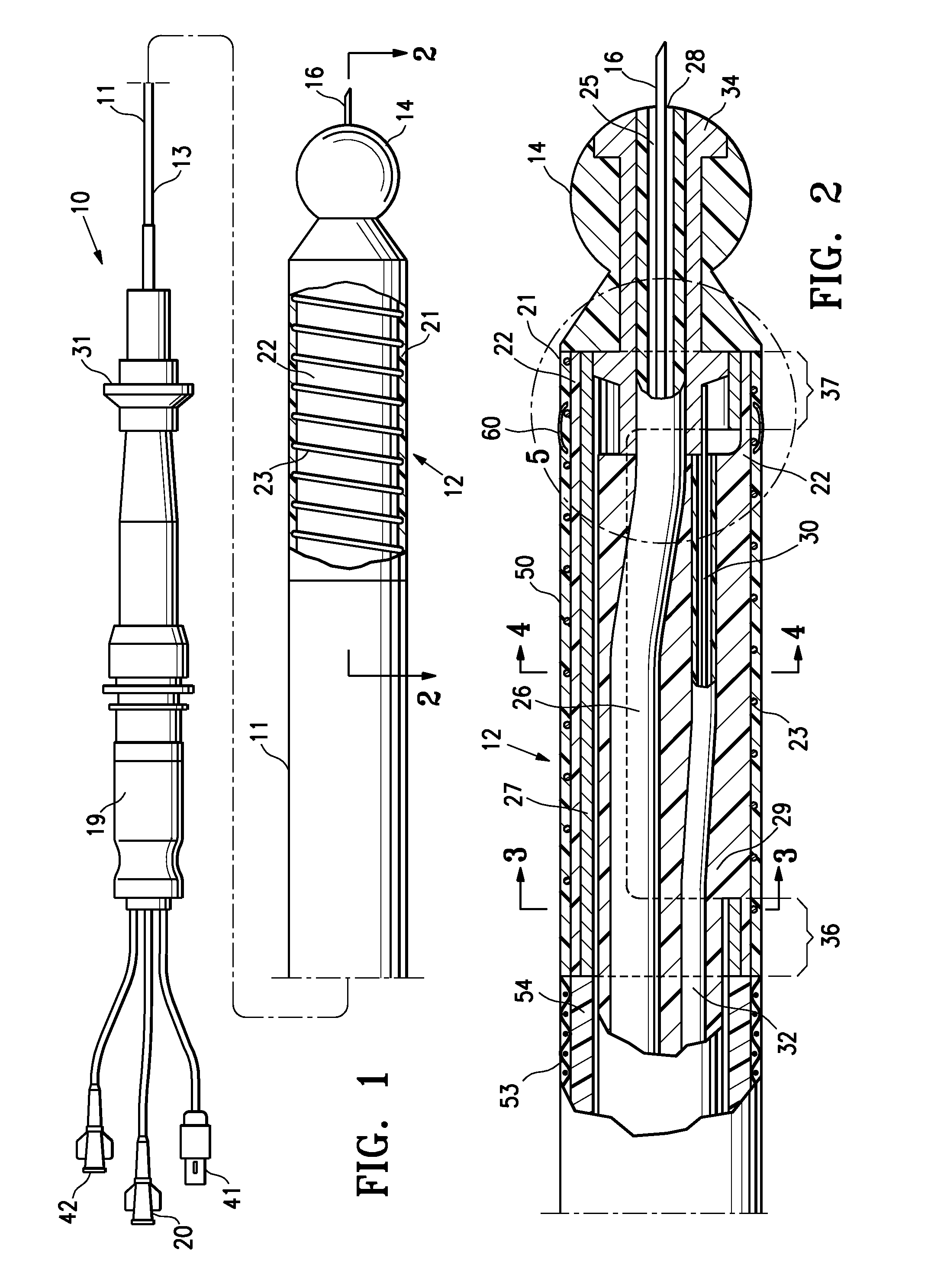 Visualization of a catheter viewed under ultrasound imaging