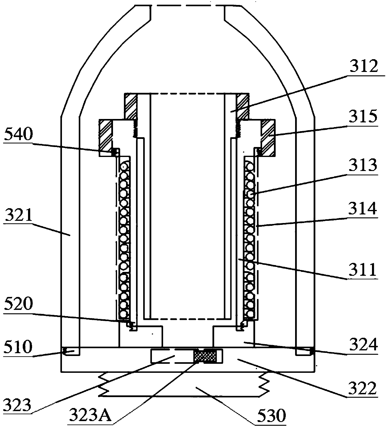 Low-temperature heating cigarette utensil