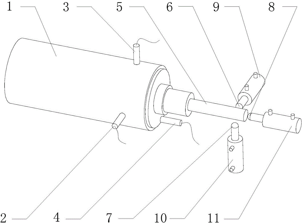 Complete-machine static rigidity detection control system for numerical control machine tool