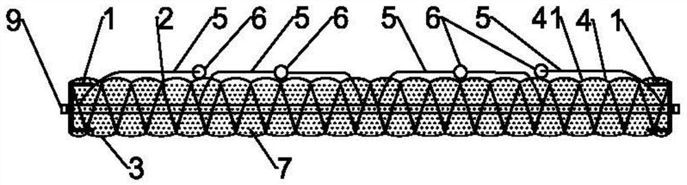 A pre-construction formwork with concrete reinforcement as the main raw material