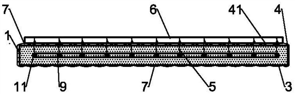 A pre-construction formwork with concrete reinforcement as the main raw material