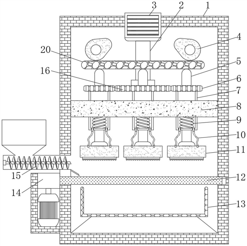 Energy-saving and environment-friendly equipment for re-filtering edible oil squeezing material