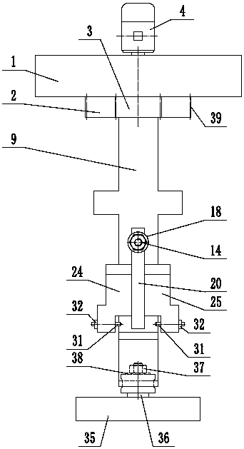 Rotary grooving device for rubber ring