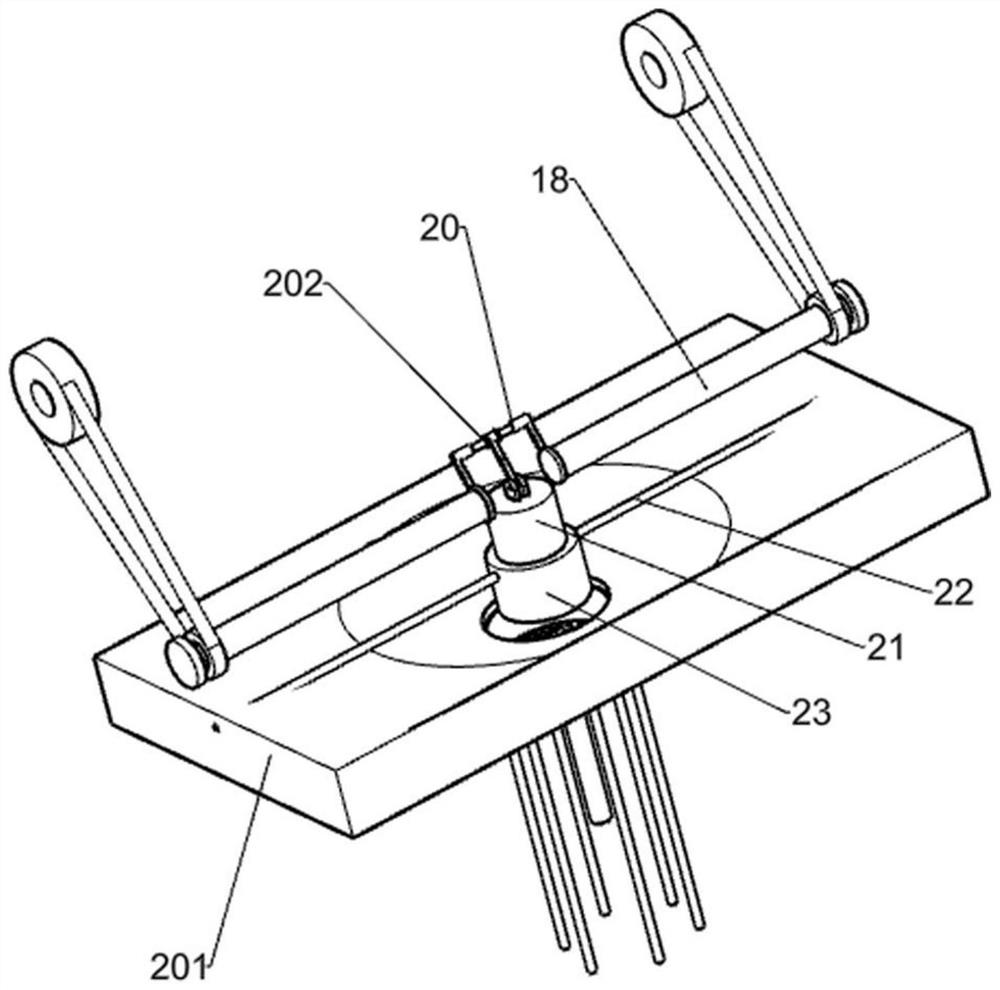 Corn particle screening machine