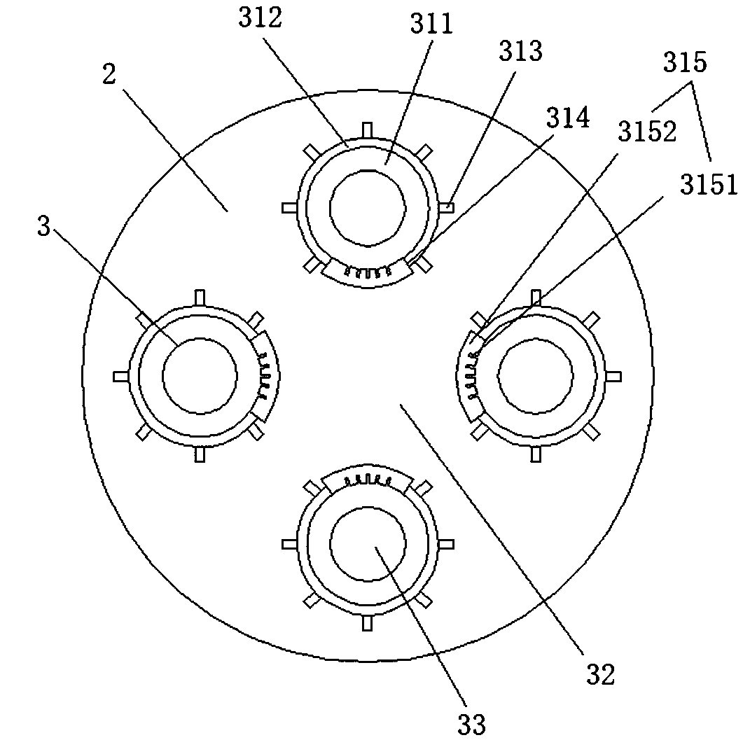 A cooling brake piston