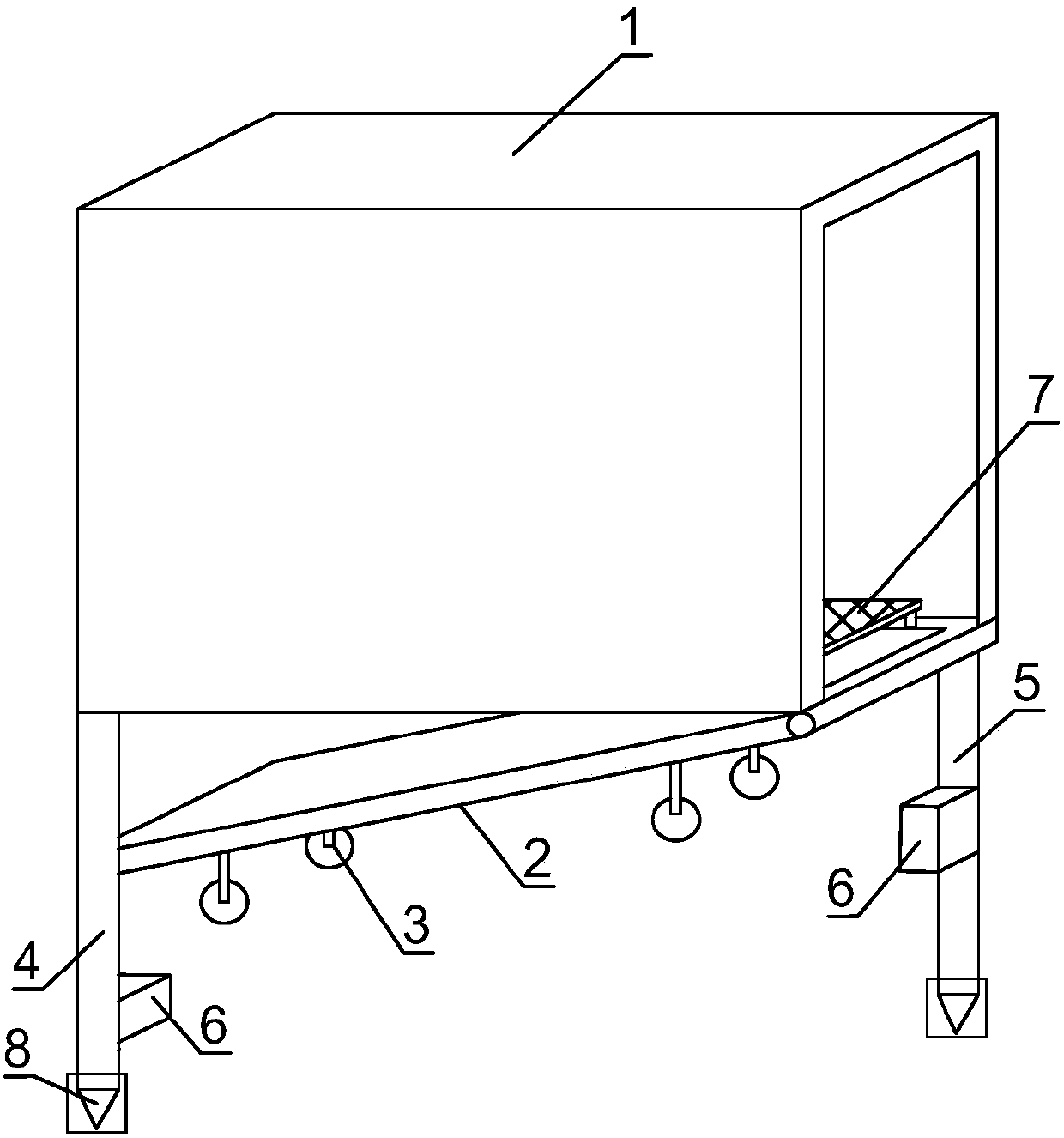 Geological radar protection device with abrasion-resistant function